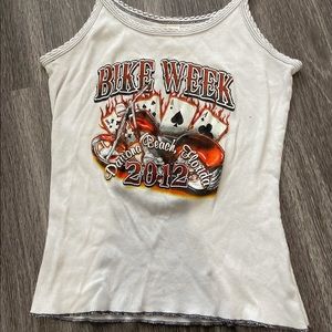 Vintage bike week tank top